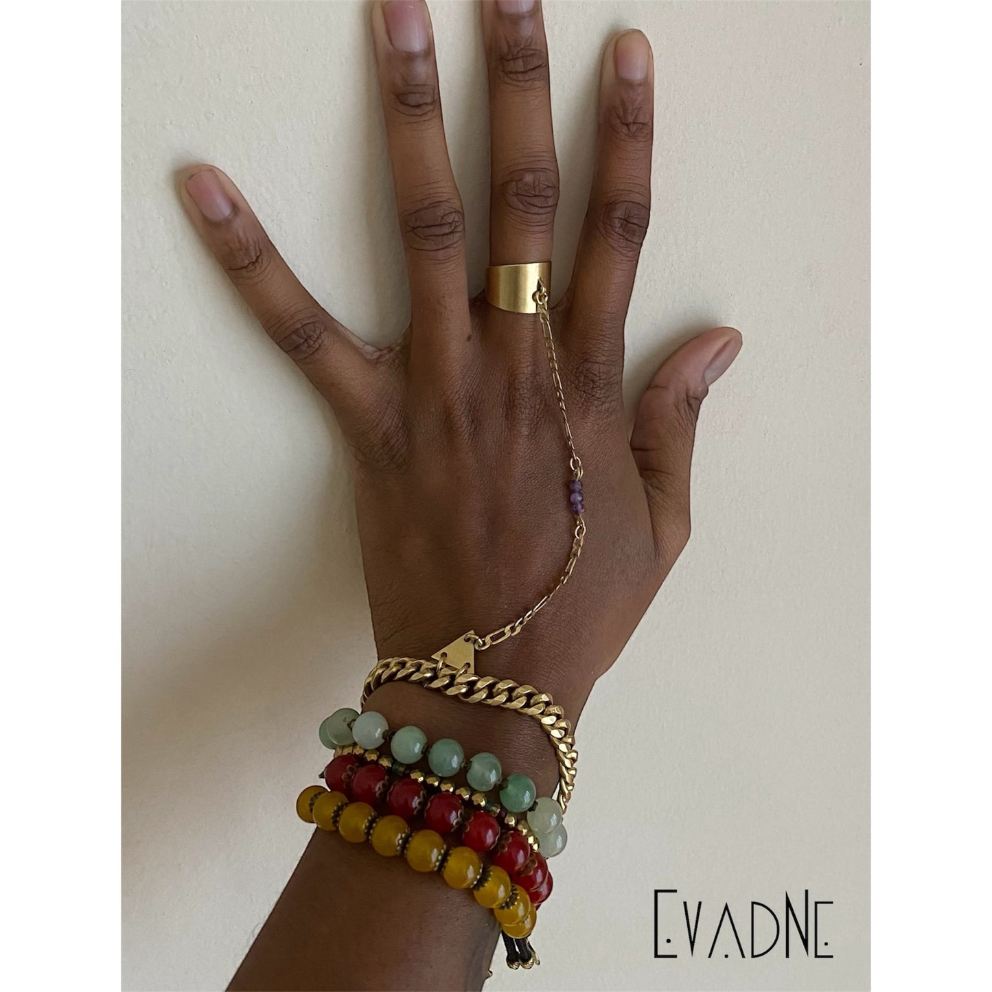 handcrafted amethyst crystal hand jewelry