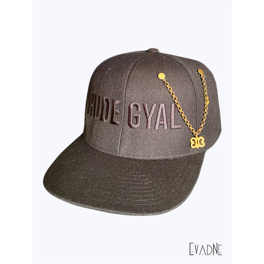 Handmade gold brass hat pin chain with secure clasps