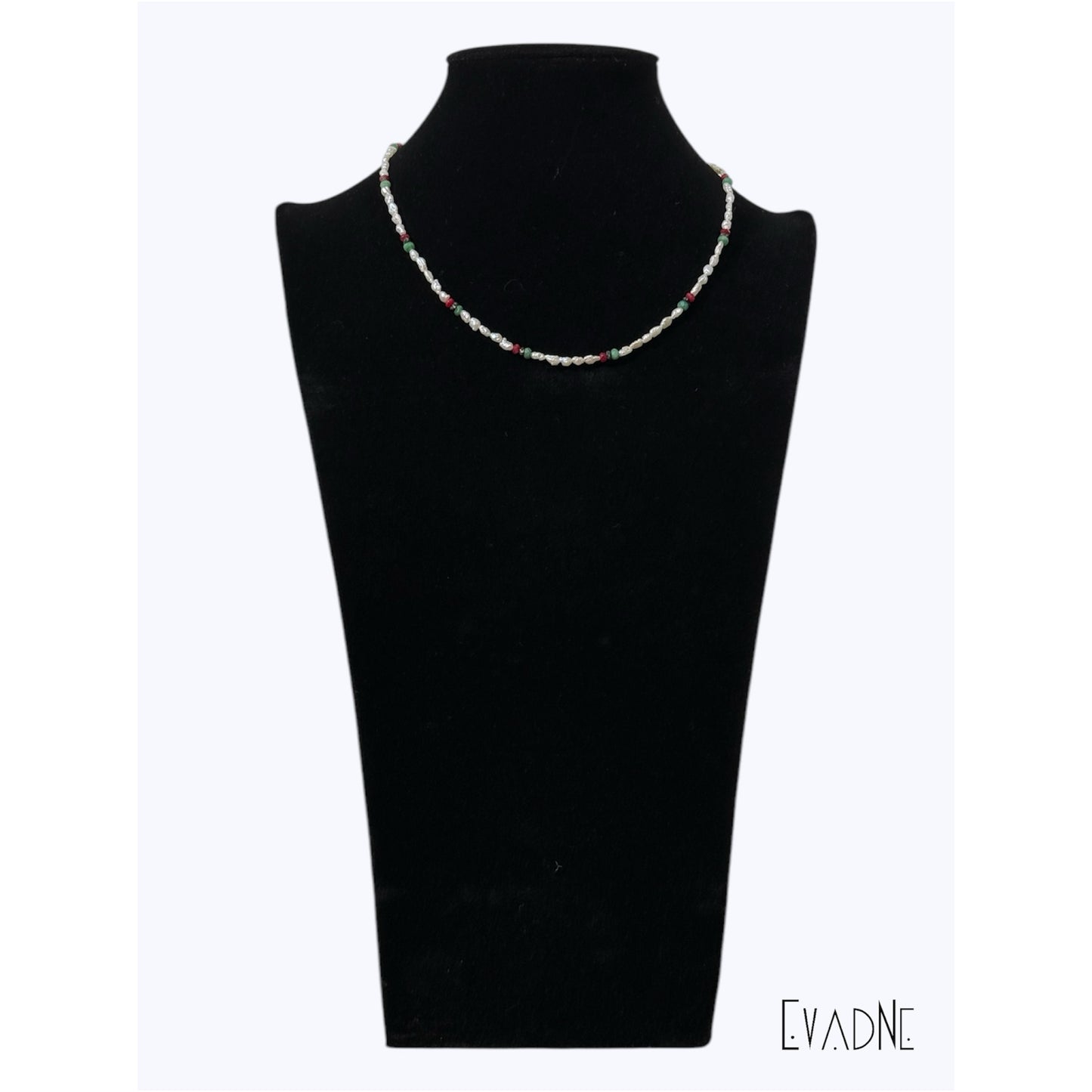 handcrafted pearl necklace with luxury gemstone accents
