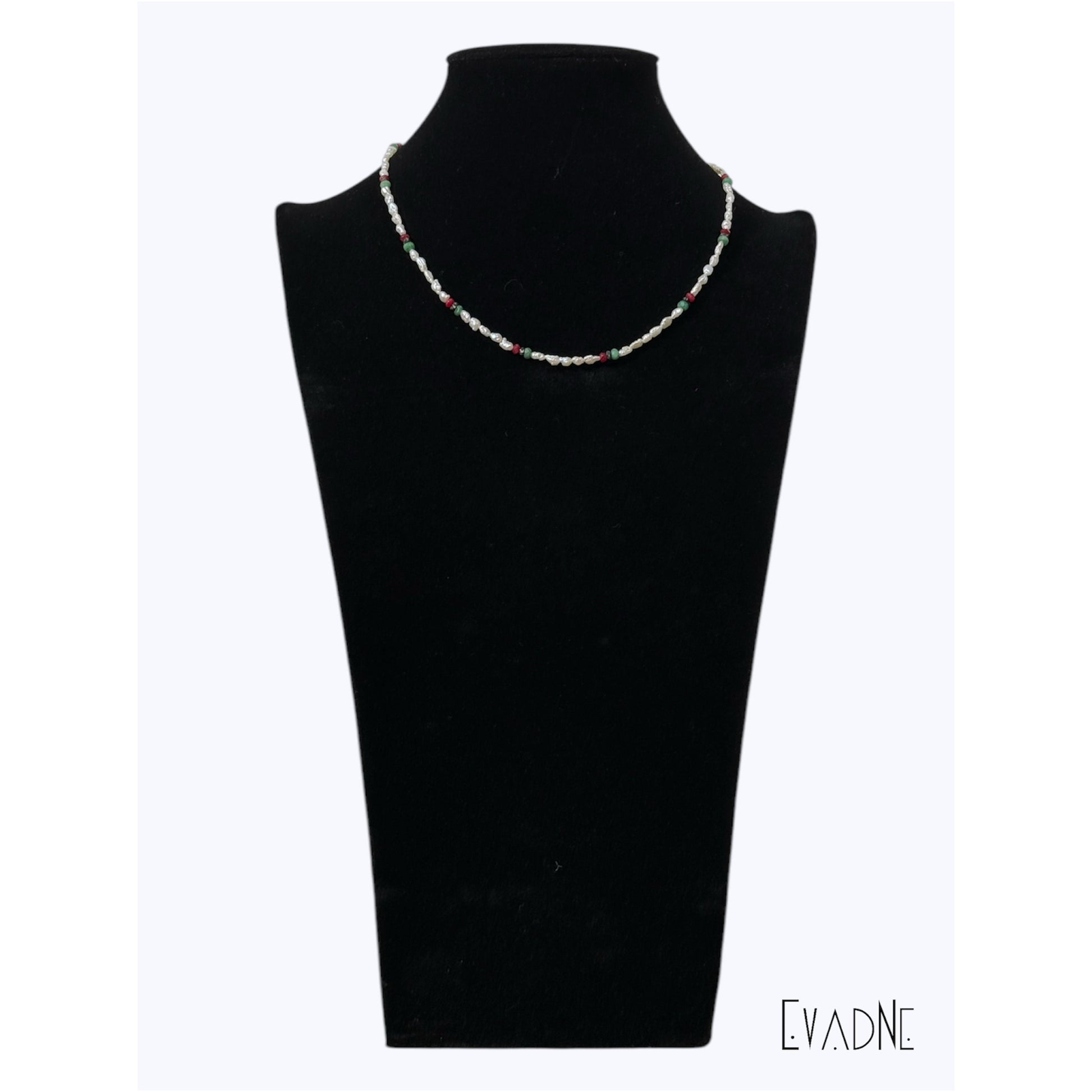 handcrafted pearl necklace with luxury gemstone accents