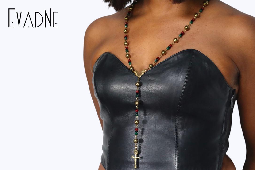 RBG Royale Gold Hematite + jade Rosary