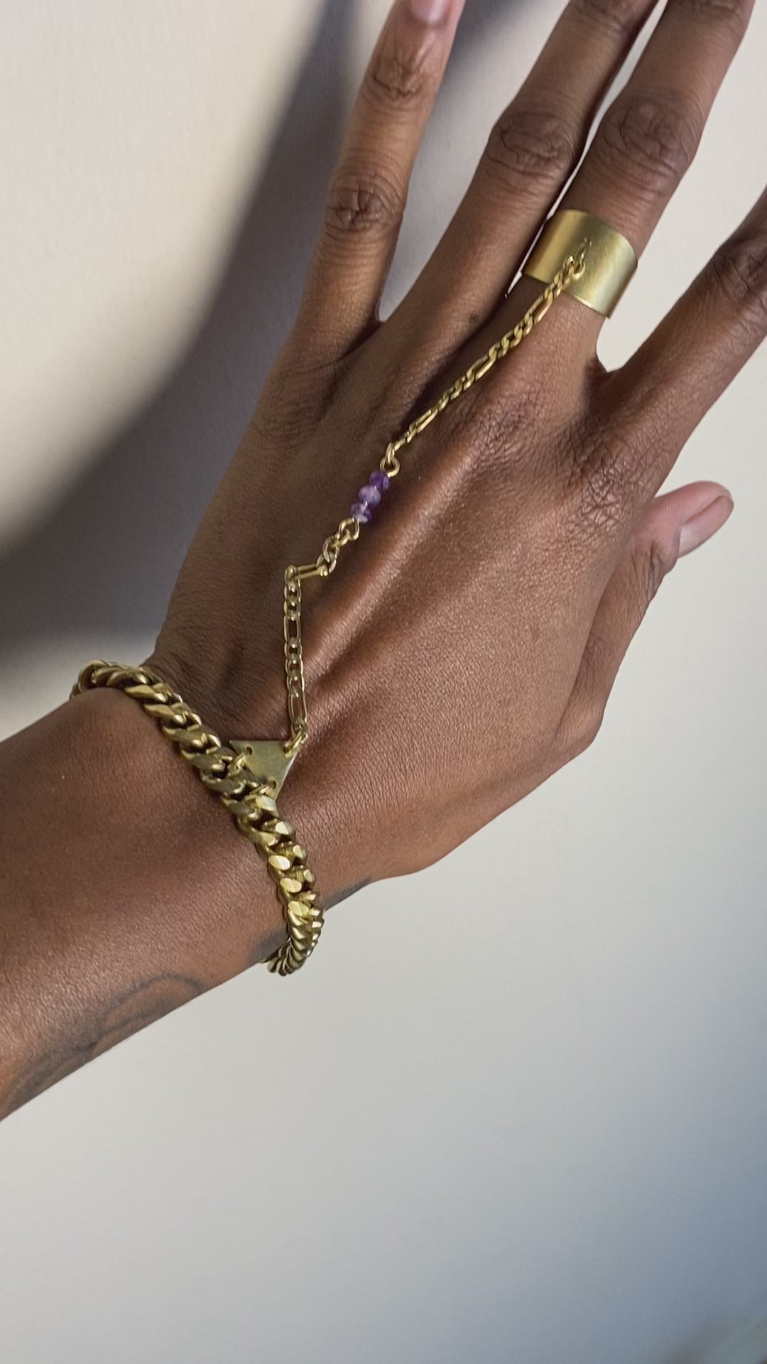 handcrafted amethyst crystal hand jewelry