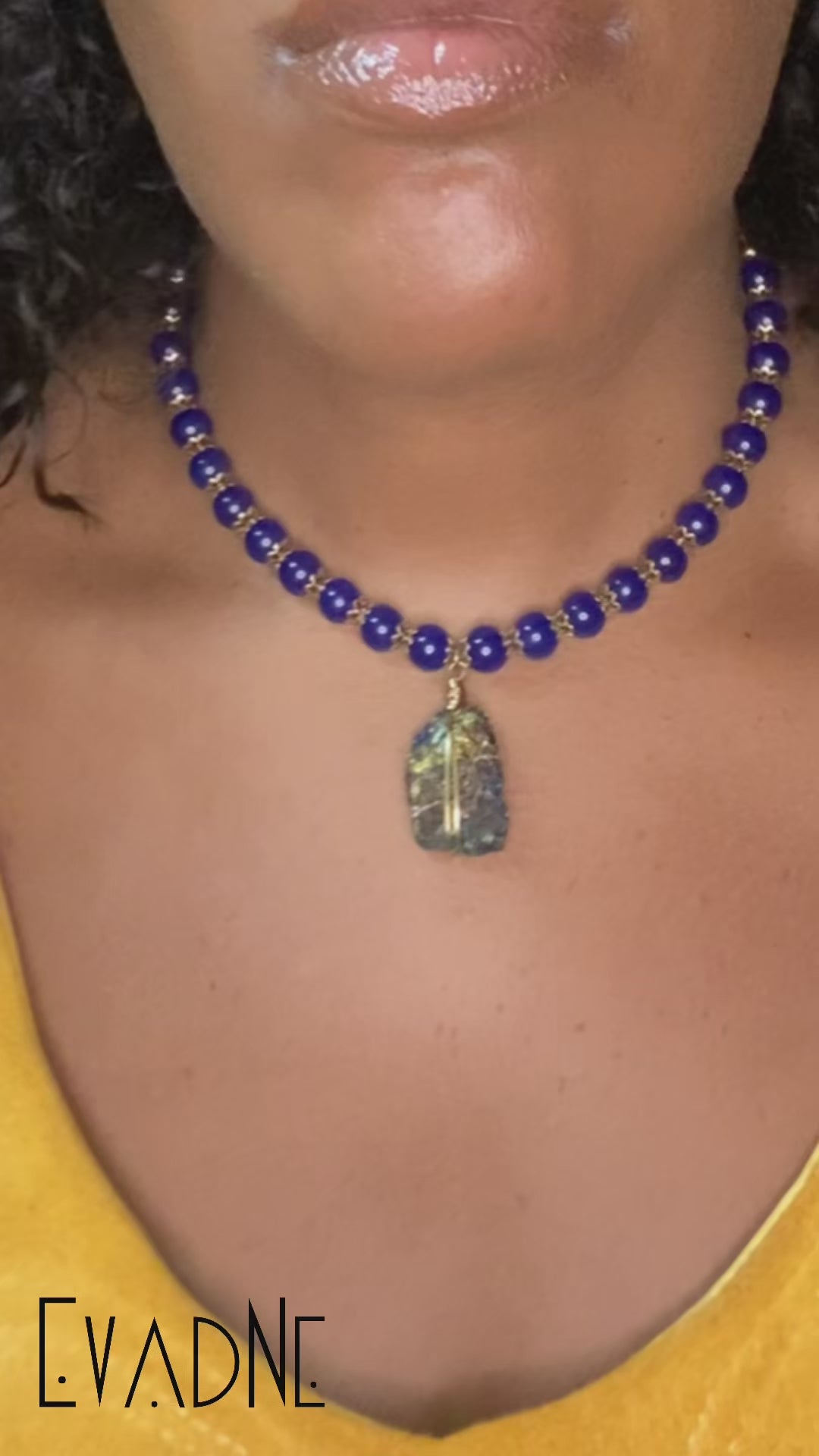 handcrafted crystal choker for self expression