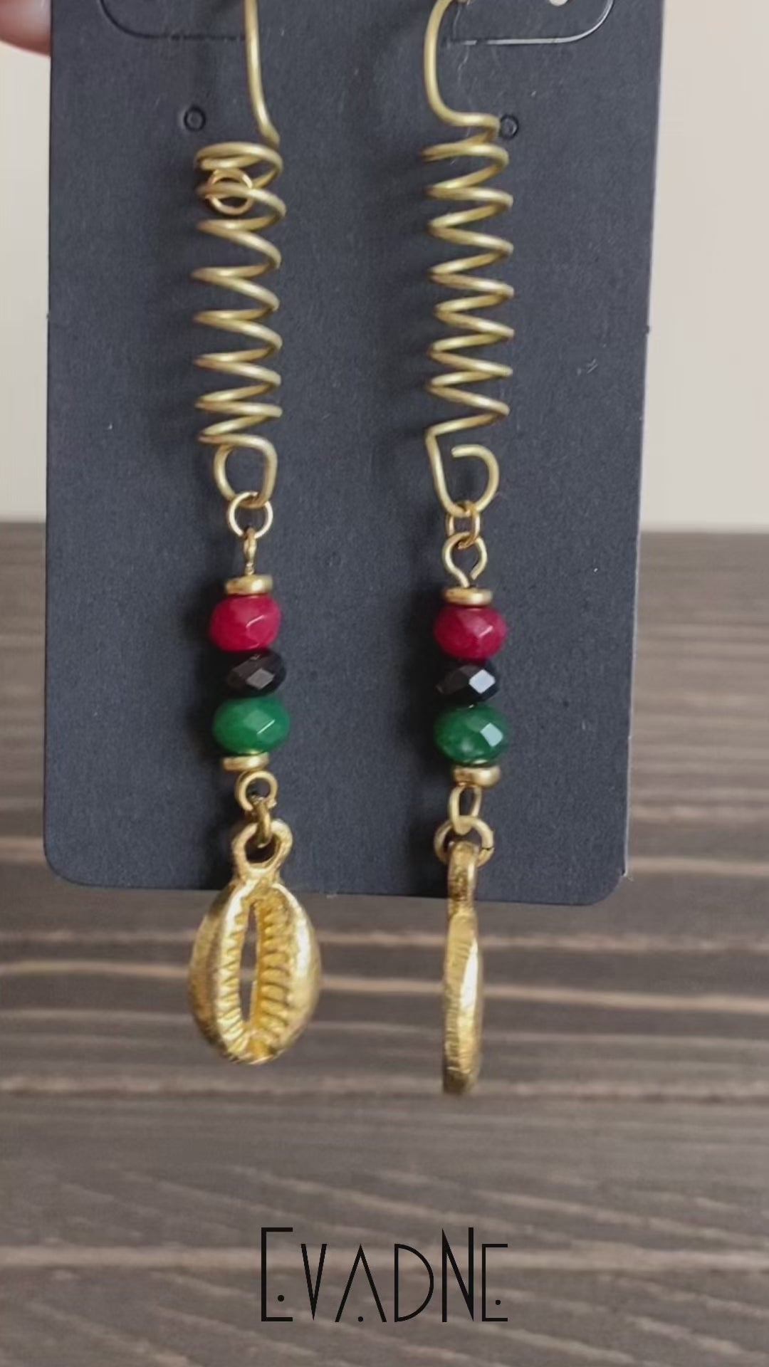 divine feminine prosperity gemstone earrings