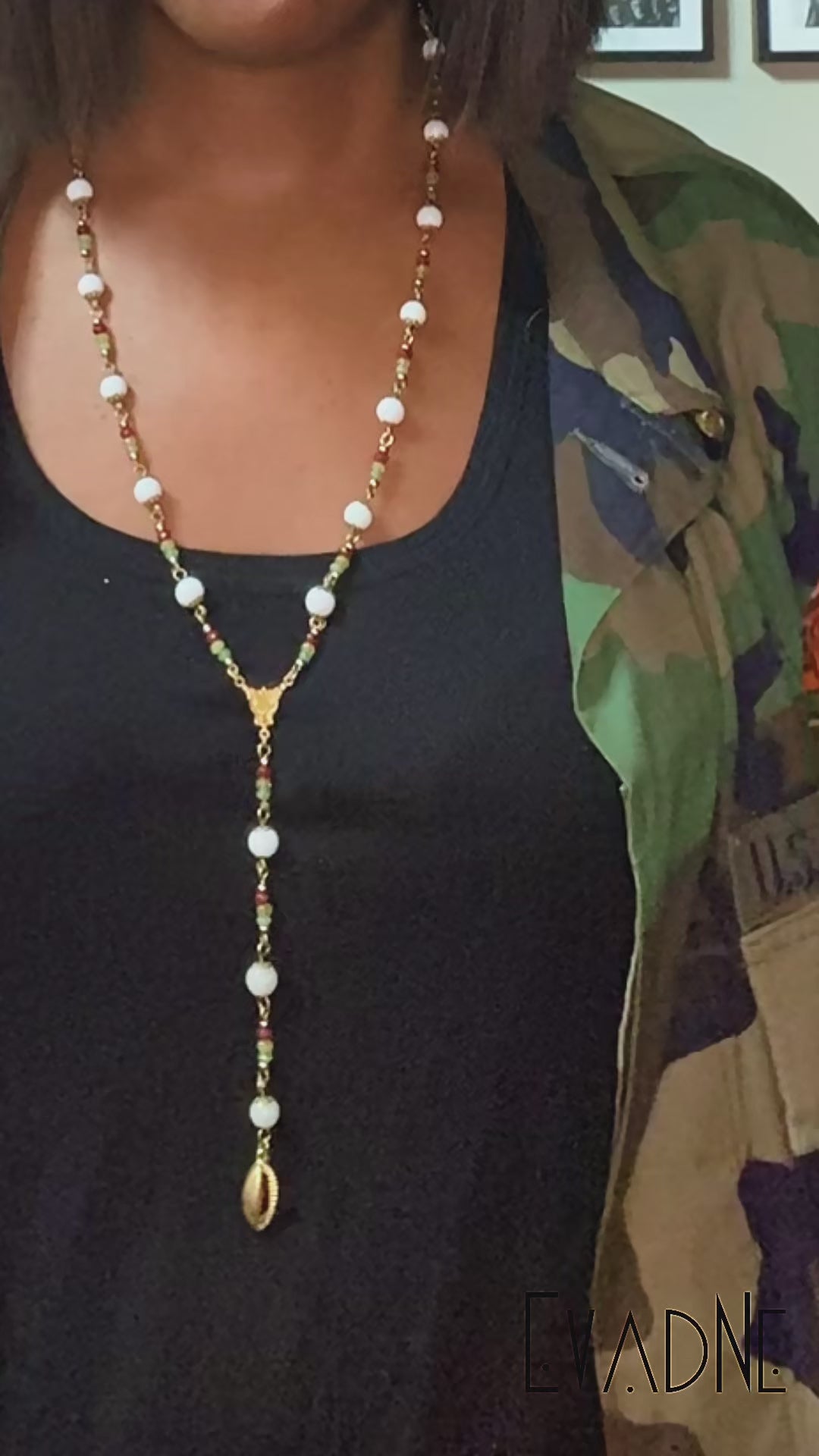 Layered agate jade rosary worn as sacred ritual jewelry