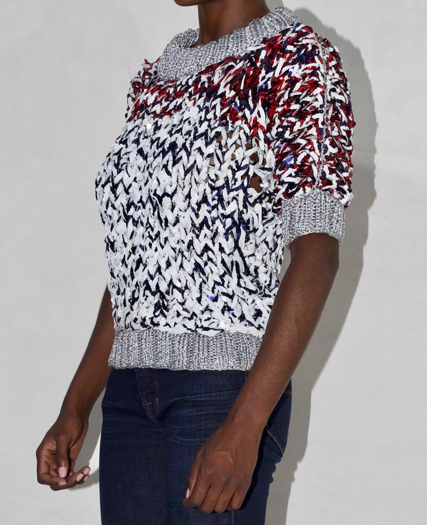 D & G Sequin Knit Sweater – EvadNe